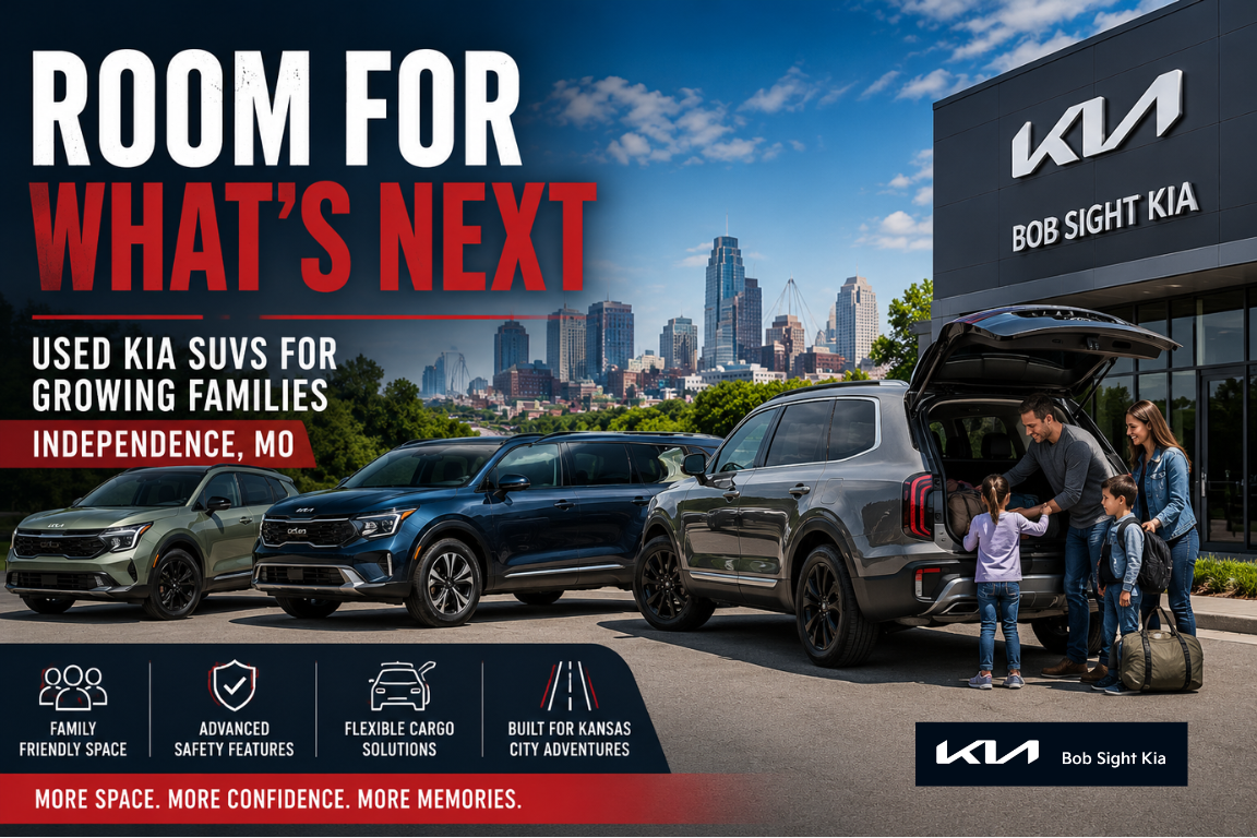 used Kia SUVs for sale in Independence Missouri at Bob Sight Kia for growing families in the Kansas City area