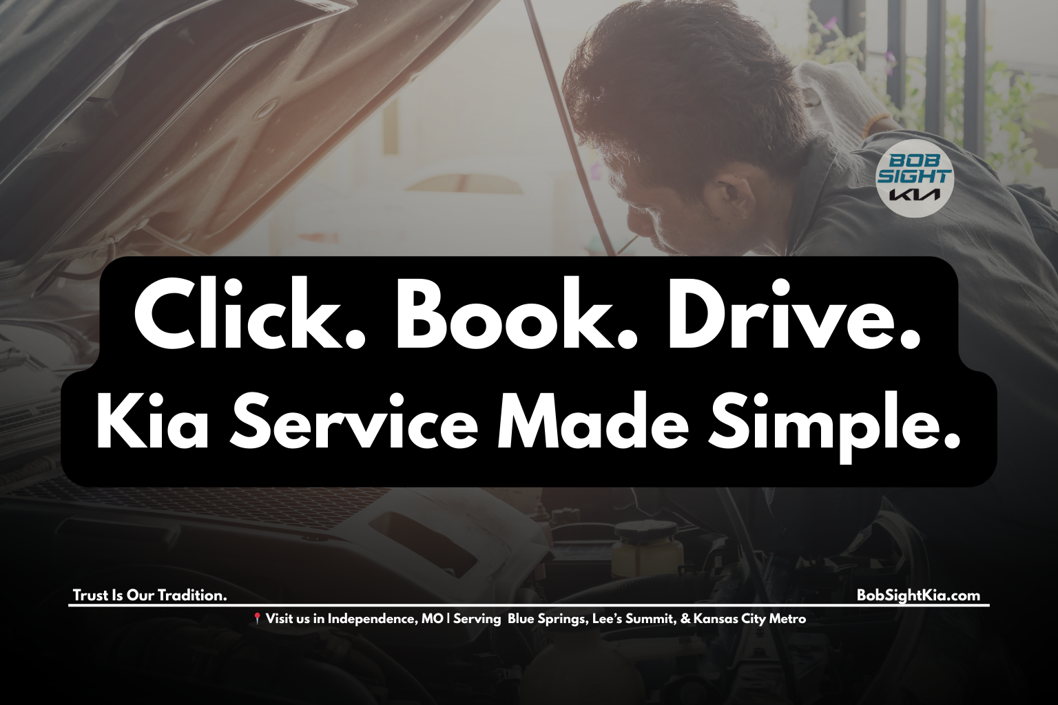 Customer booking Kia service online for a Kia Sportage at Bob Sight Kia in Independence MO near Kansas City