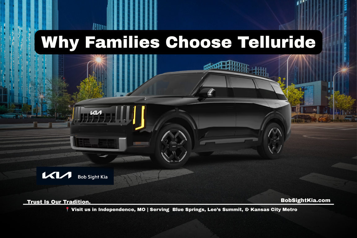 Kia Telluride for sale in Independence Missouri at Bob Sight Kia serving Kansas City Metro families