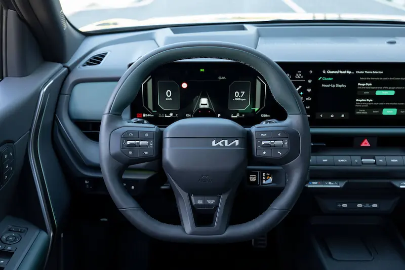 2027 Kia Seltos steering wheel