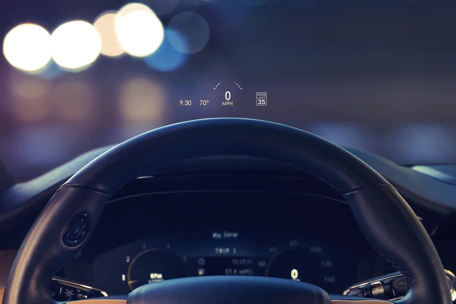 2021 Lincoln Corsair with head up display