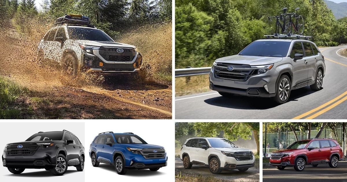The 2026 Subaru Forester models for sale at Dalton Subaru National City