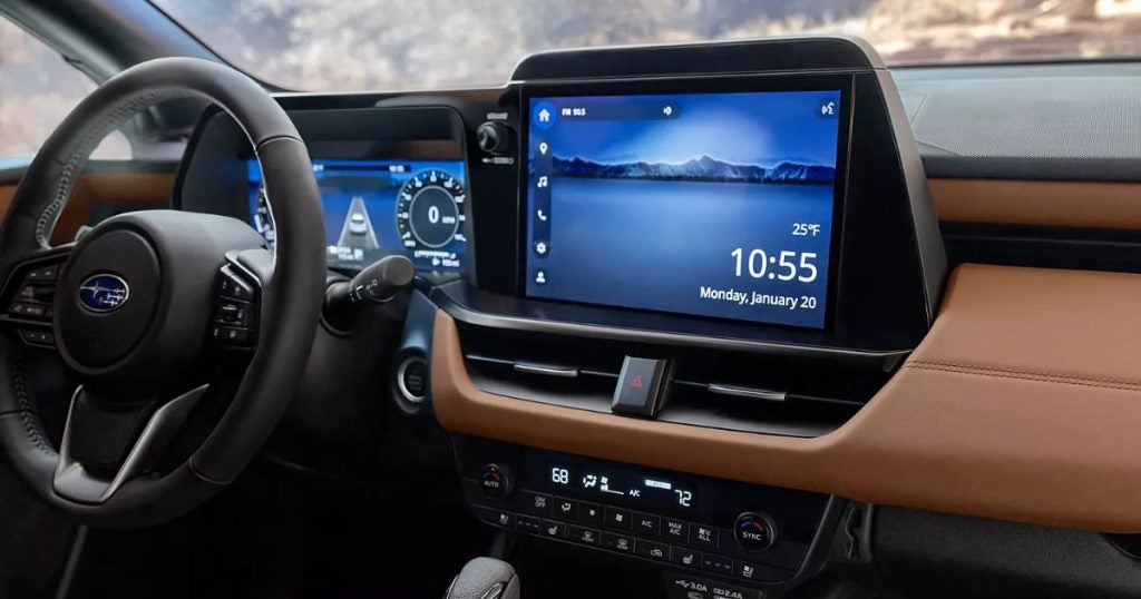 The high-tech Subaru Outback screens need software updates to work smoothly.
