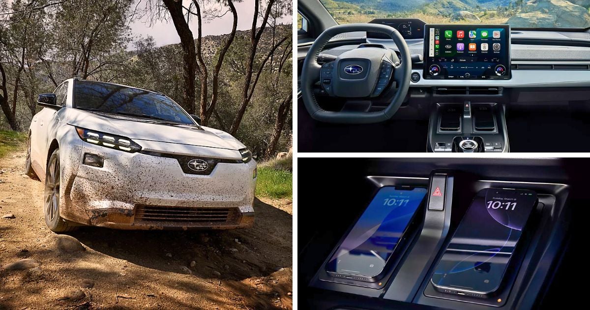 The 2026 Subaru Solterra Subaru electric car with its standout interior features