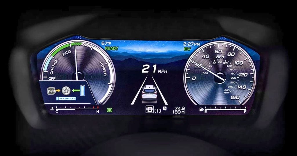 Digital Driver Display in the 2026 Subaru Hybrid models at Dalton Subaru National City
