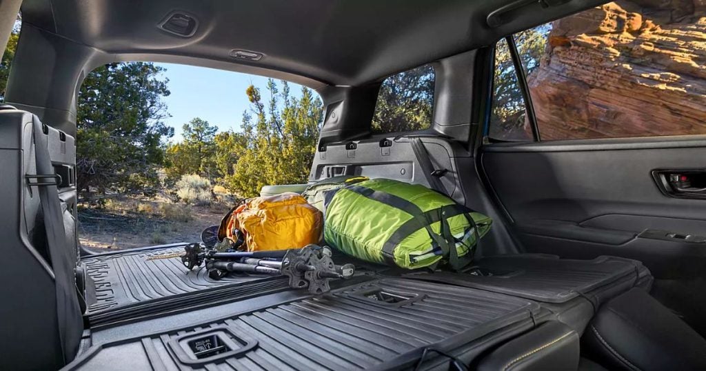 The 2026 Subaru Outback Wilderness cargo area is the closest thing to a pickup truck