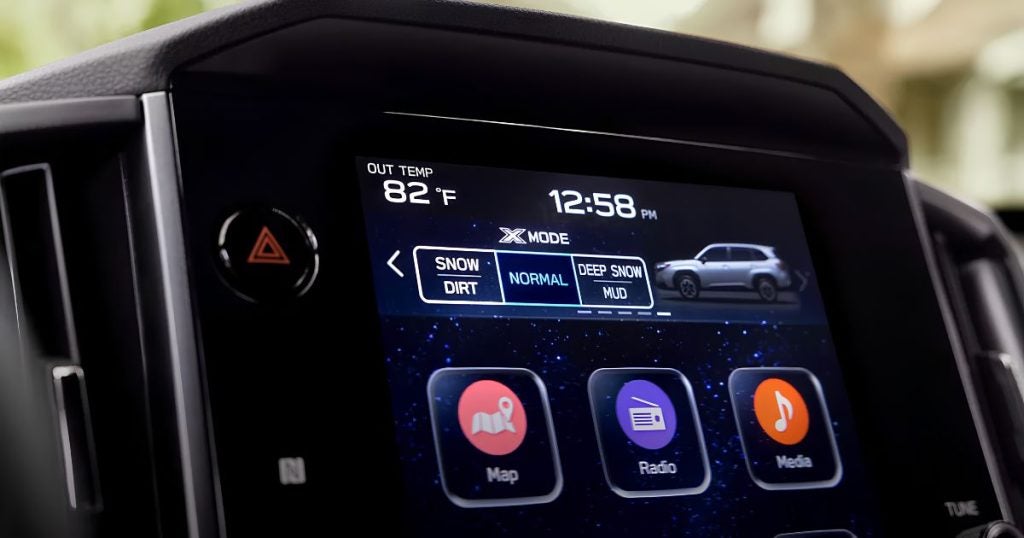 Dual function X-MODE on the 2026 Subaru Forester