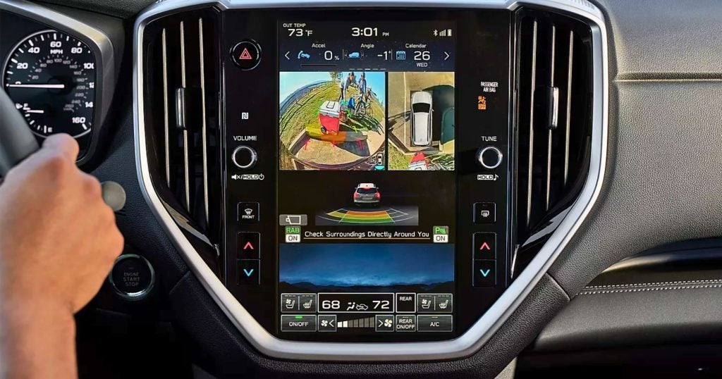 The 2026 Subaru Ascent Limited's 360-degree Surround View Monitor