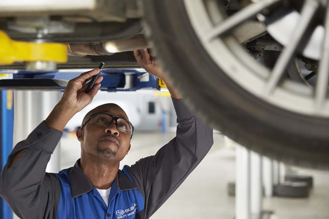 subaru-service-under-car