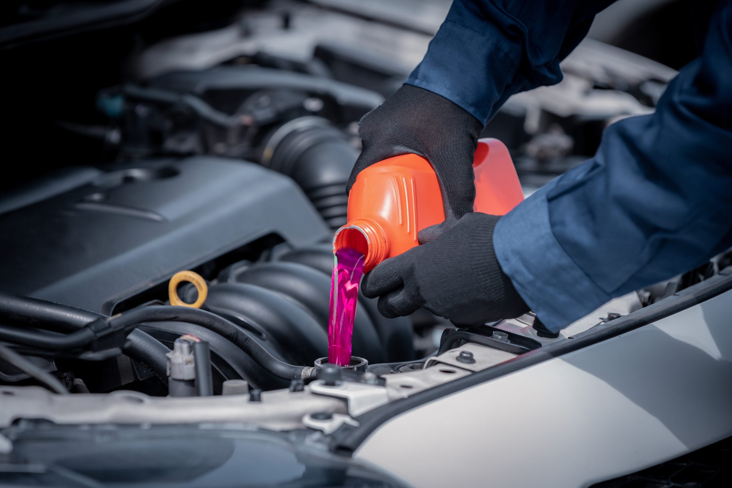 Car,Mechanic,Open,Car,Hood,Repairs,System,Checking,Oil,Motor