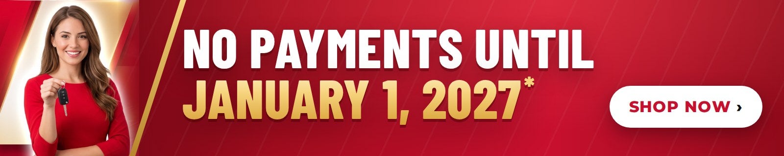 No payments until January 1, 2027* on select new Nissan vehicles at Nissan of Bowie. Shop now.
