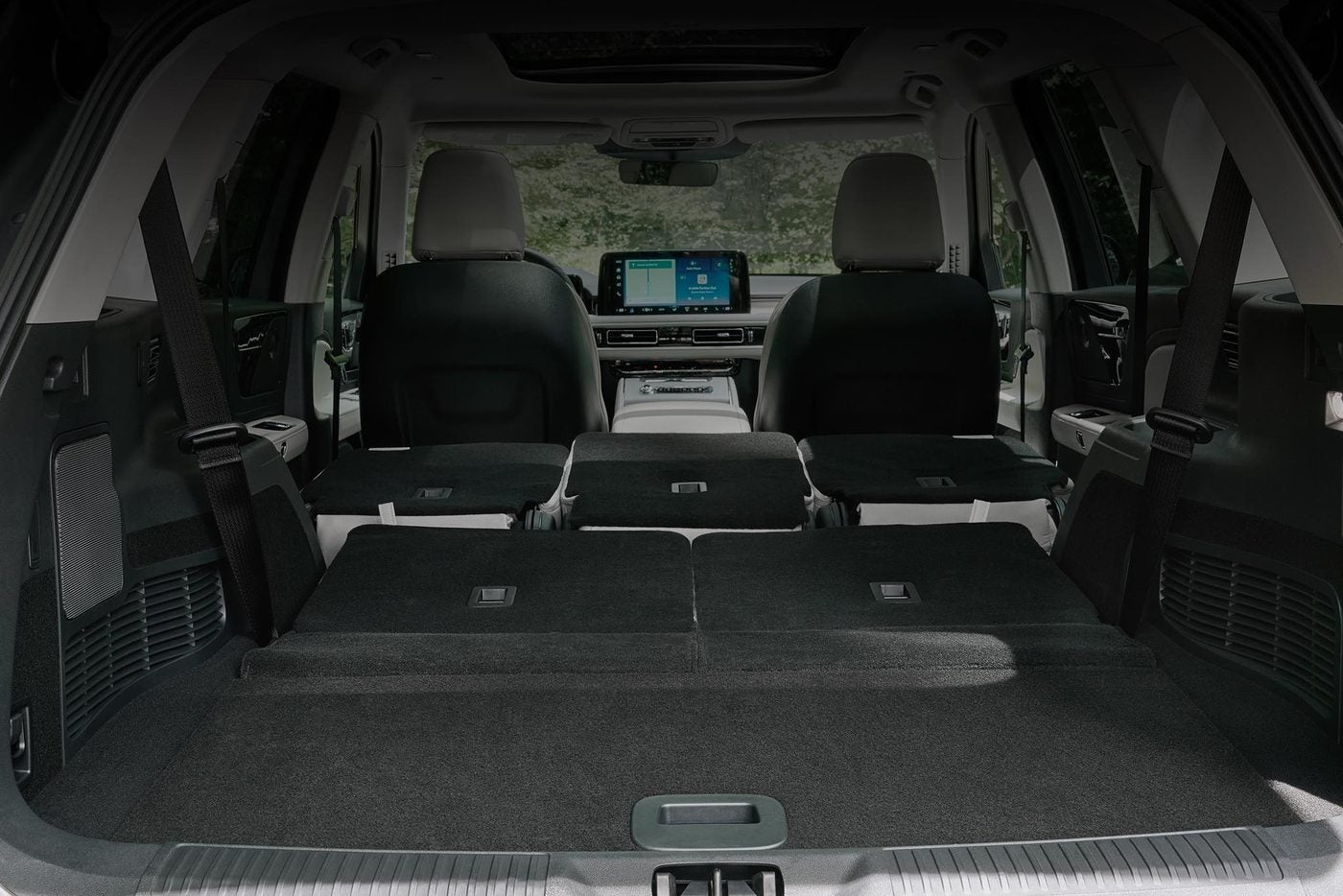 2027 Lincoln Aviator with rear seats folded for cargo, Burleson TX