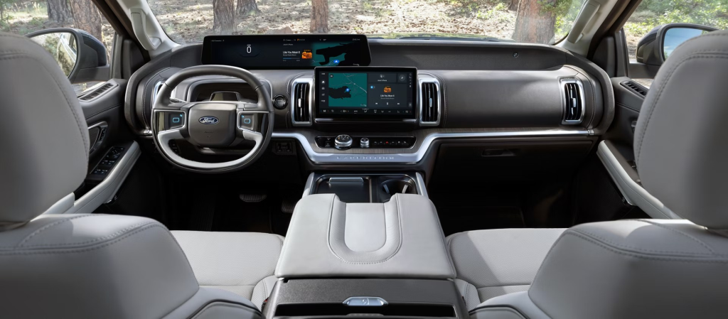 2026 Ford Expedition View of Driver and Center Instrument Panels