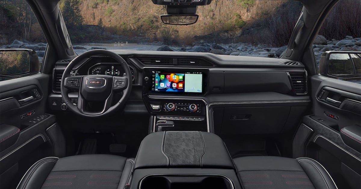 2025 GMC Sierra 1500 Interior dashboard and steering wheel