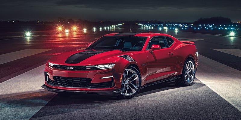 brand new red Chevrolet Camaro