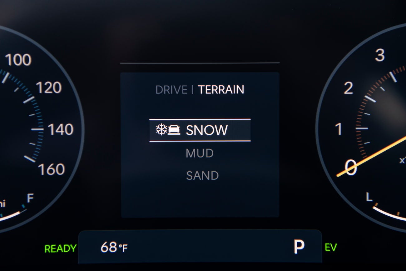 Hyundai Santa Fe Snow setting