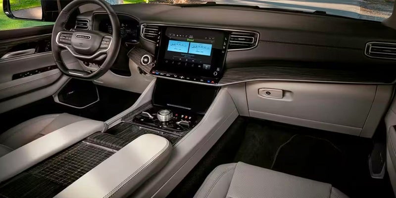 A photo of the interior of the 2024 Wagoneer