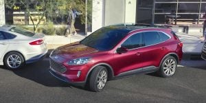 Red 2022 Ford Escape