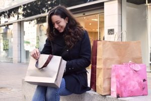 Person shopping in Detroit