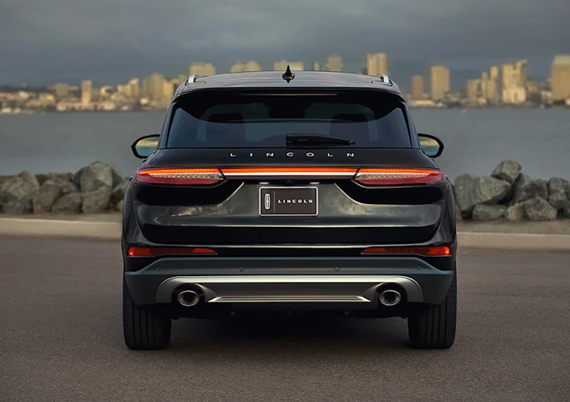 The rear end of a 2024 Lincoln Corsair