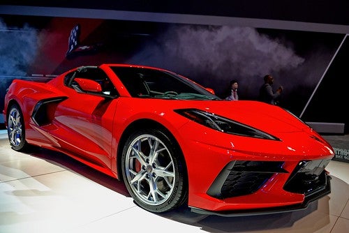 Used Chevy Corvette on Display