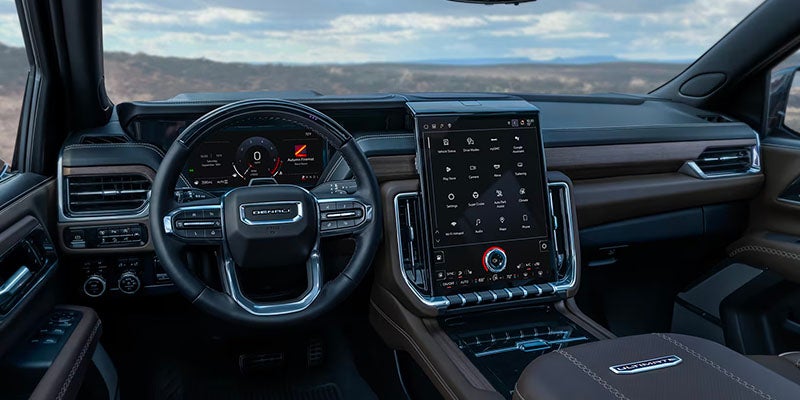 2025 GMC Yukon Black Interior near Dickinson, TX