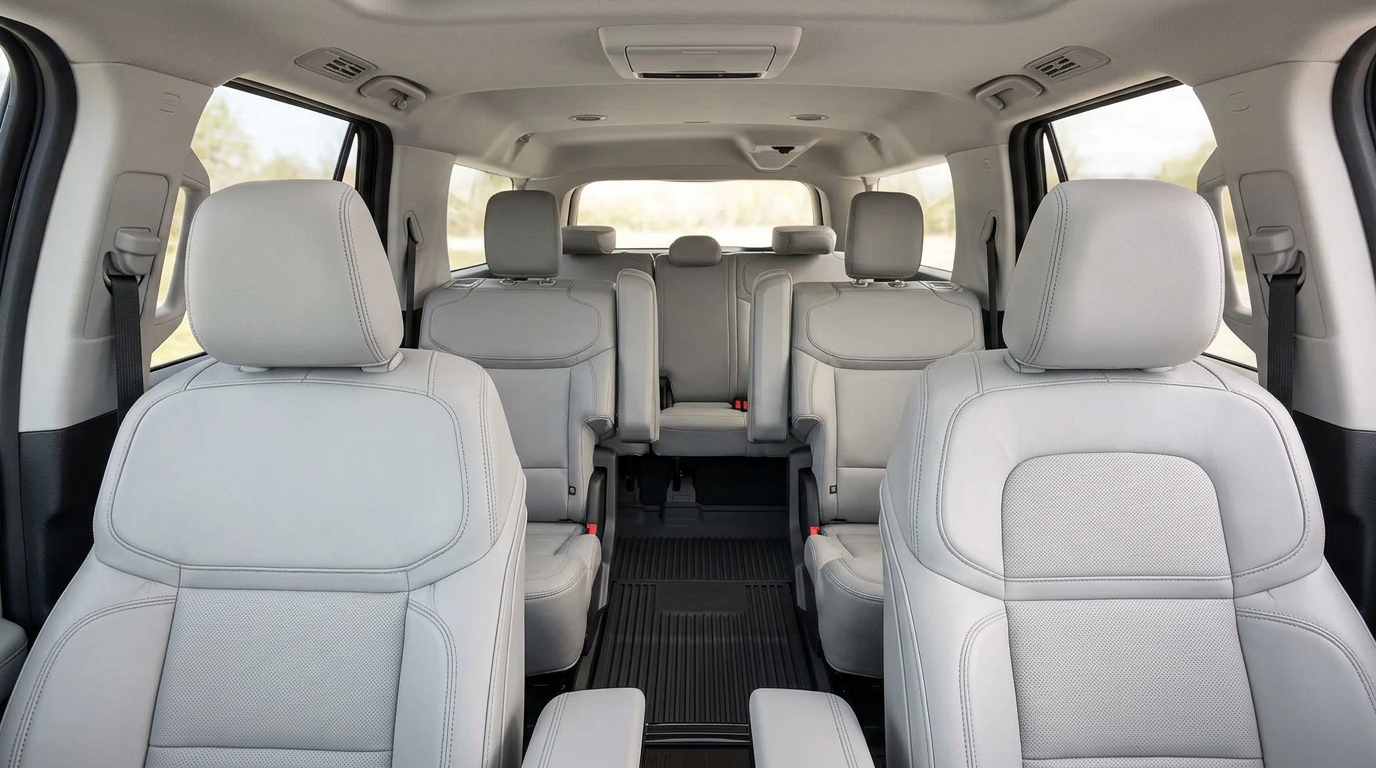 2026 Ford Expedition three-row interior with full seating