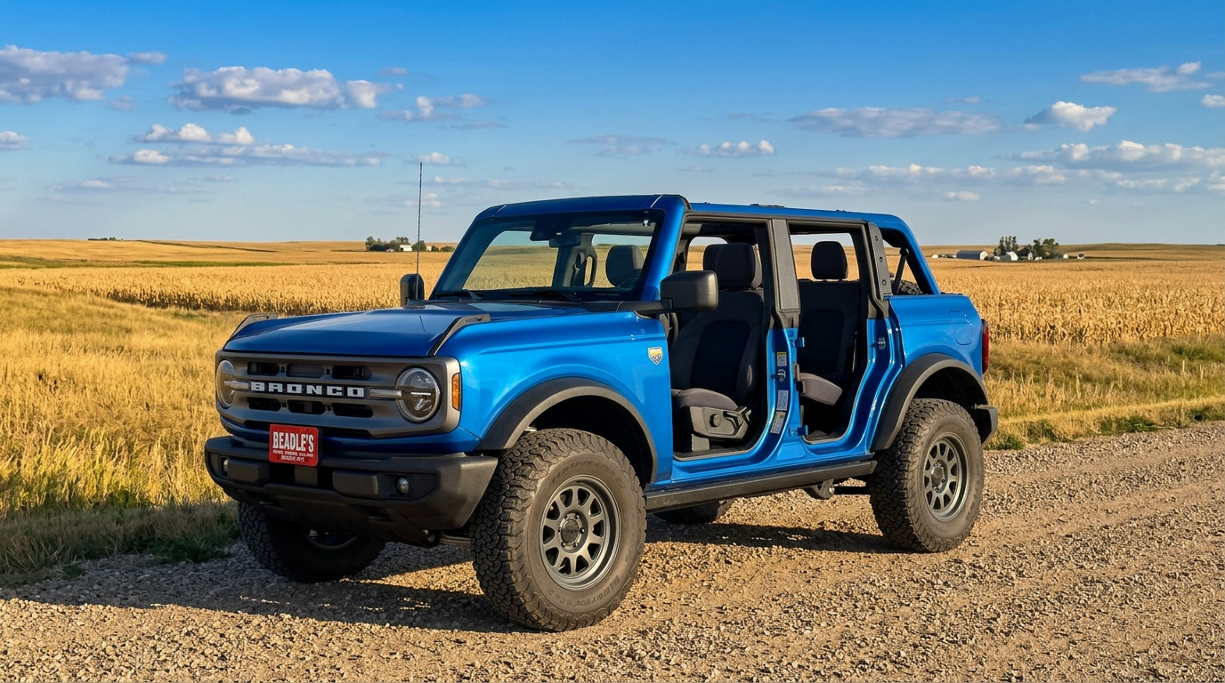 2026 Ford Bronco set up for an open-air drive across the central South Dakota plains