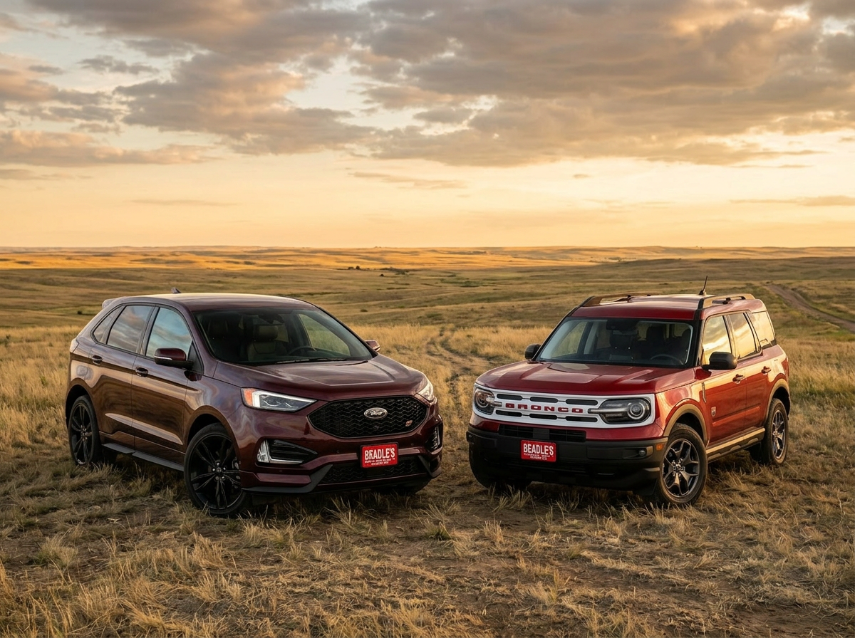 Ford Edge vs Bronco Sport vs Escape comparison Bowdle SD