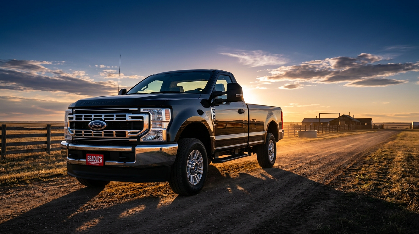 2027 Ford F-250 on a working ranch in South Dakota