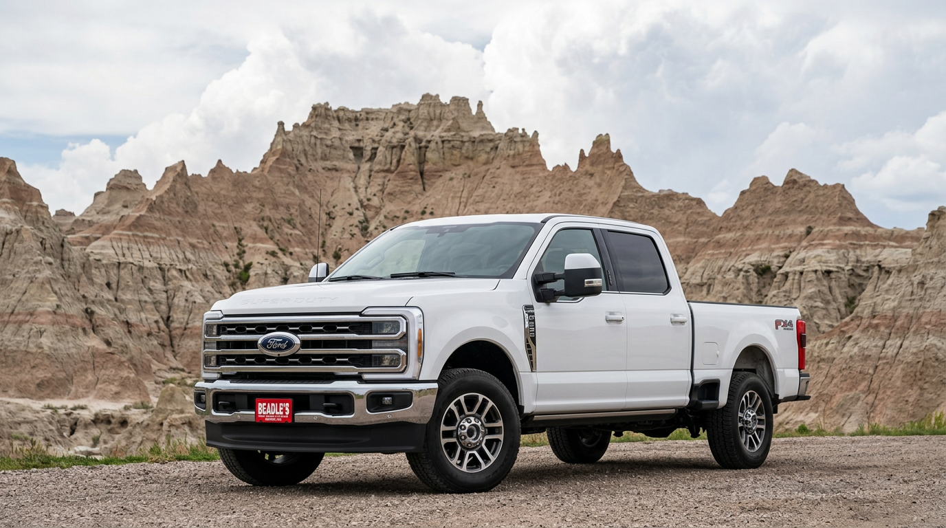 2027 Ford Super Duty in Oxford White