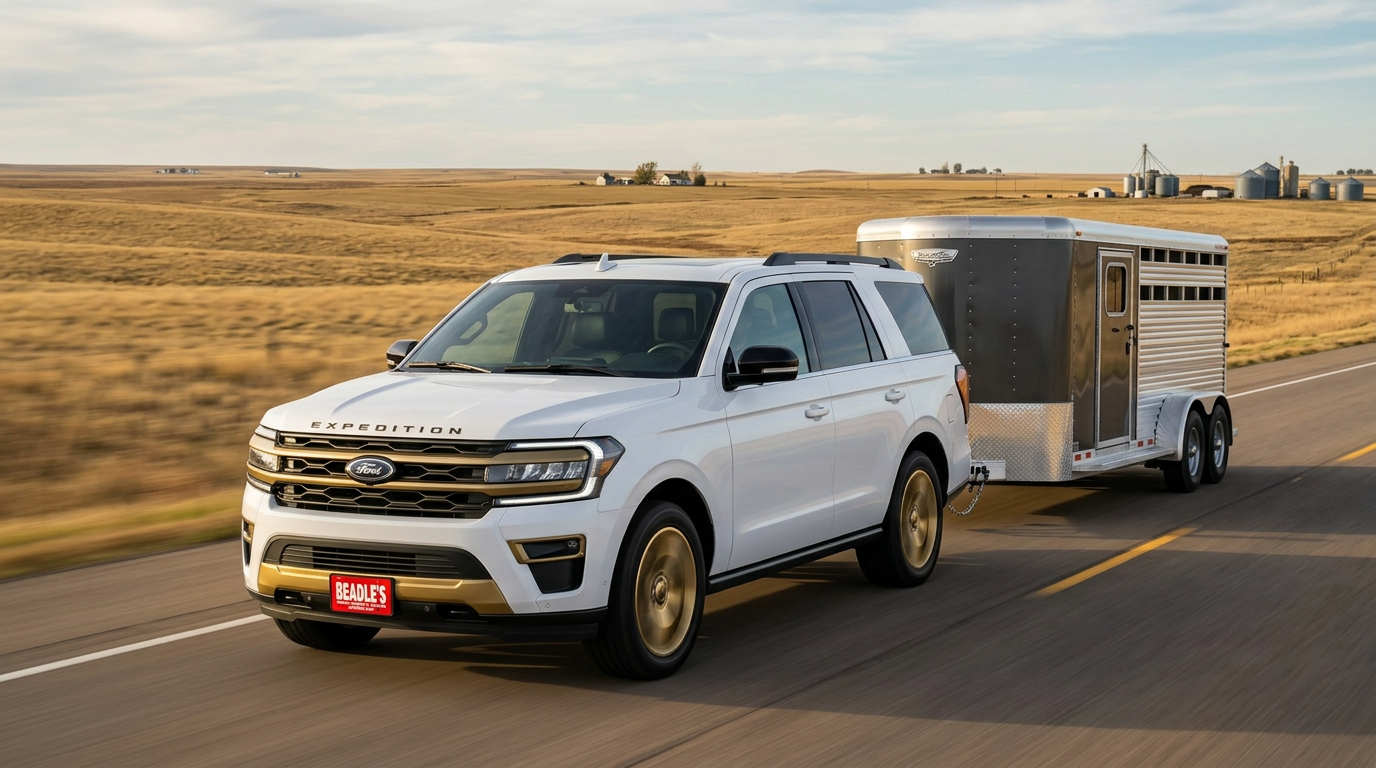 2026 Ford Expedition towing trailer near Bowdle SD