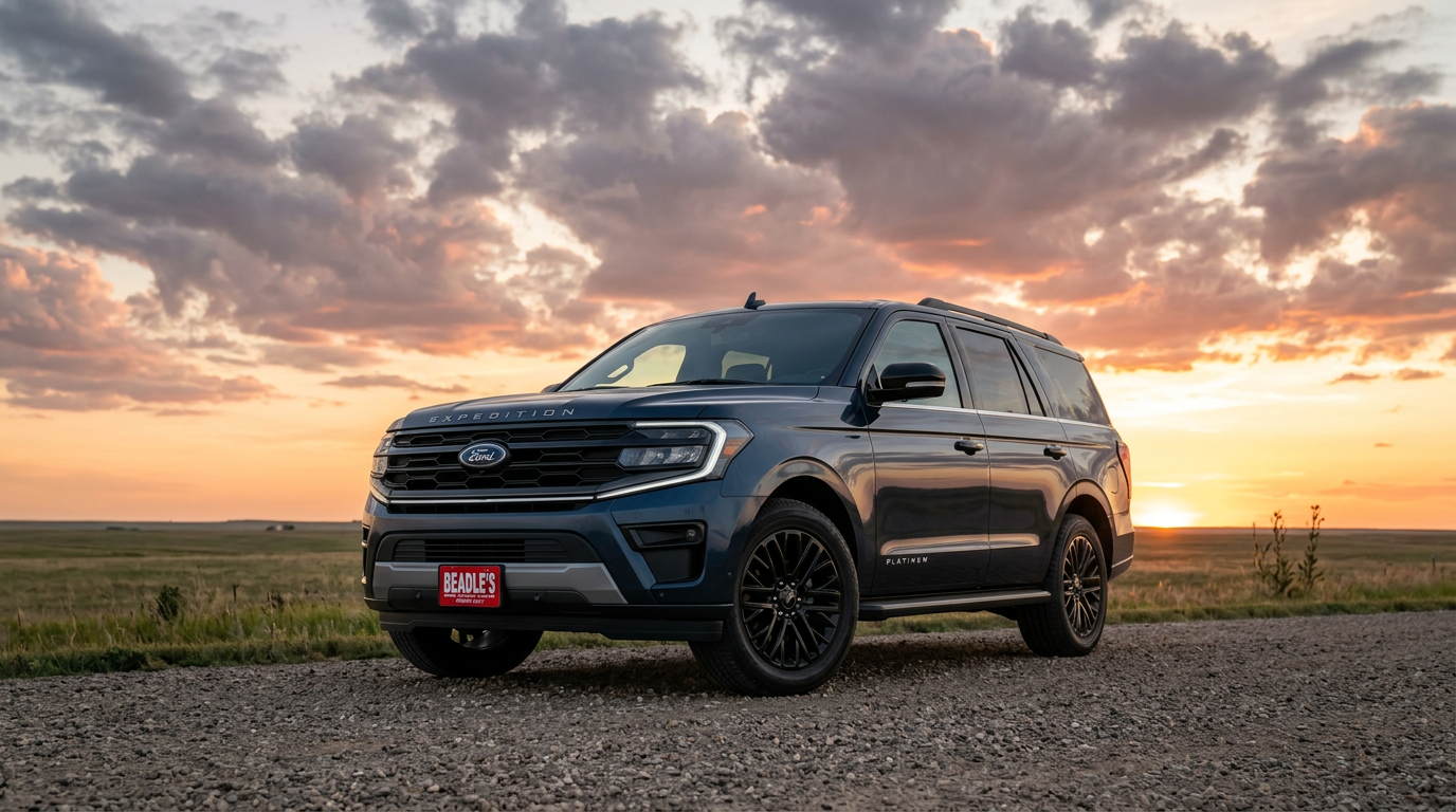 2026 Ford Expedition on open South Dakota plains near Bowdle