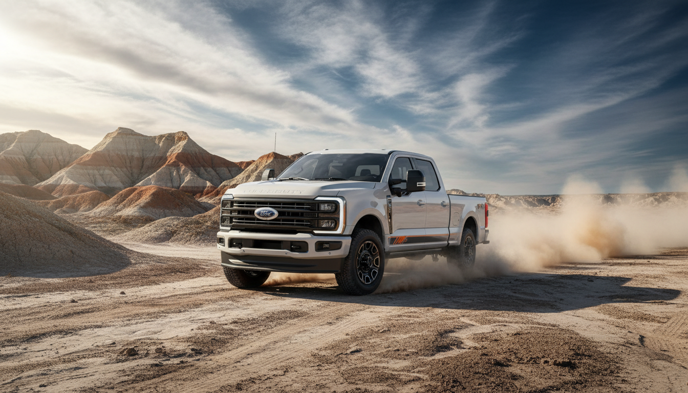 2026 Ford F-250 Tremor Off-Road Package on rugged terrain