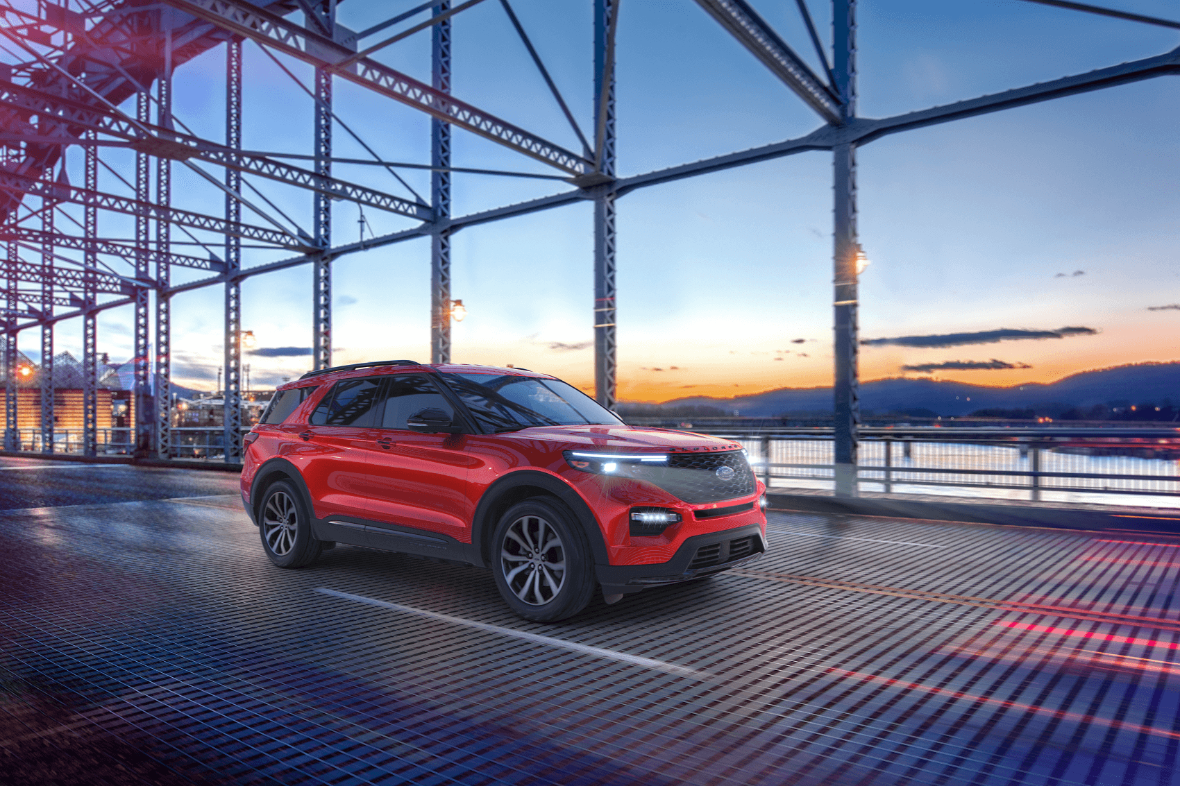 2021 Ford Explorer Rapid Red