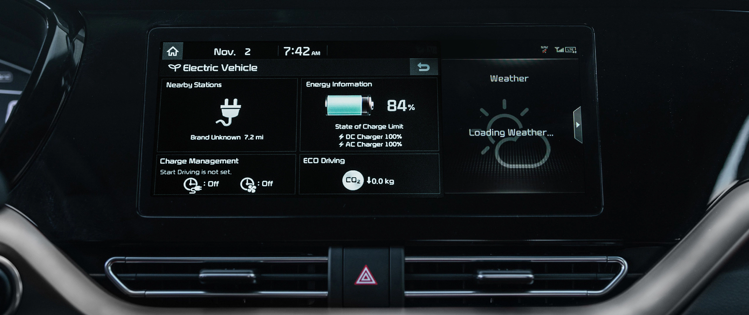 2022 Kia Niro EV 10.25 inch touchscreen display