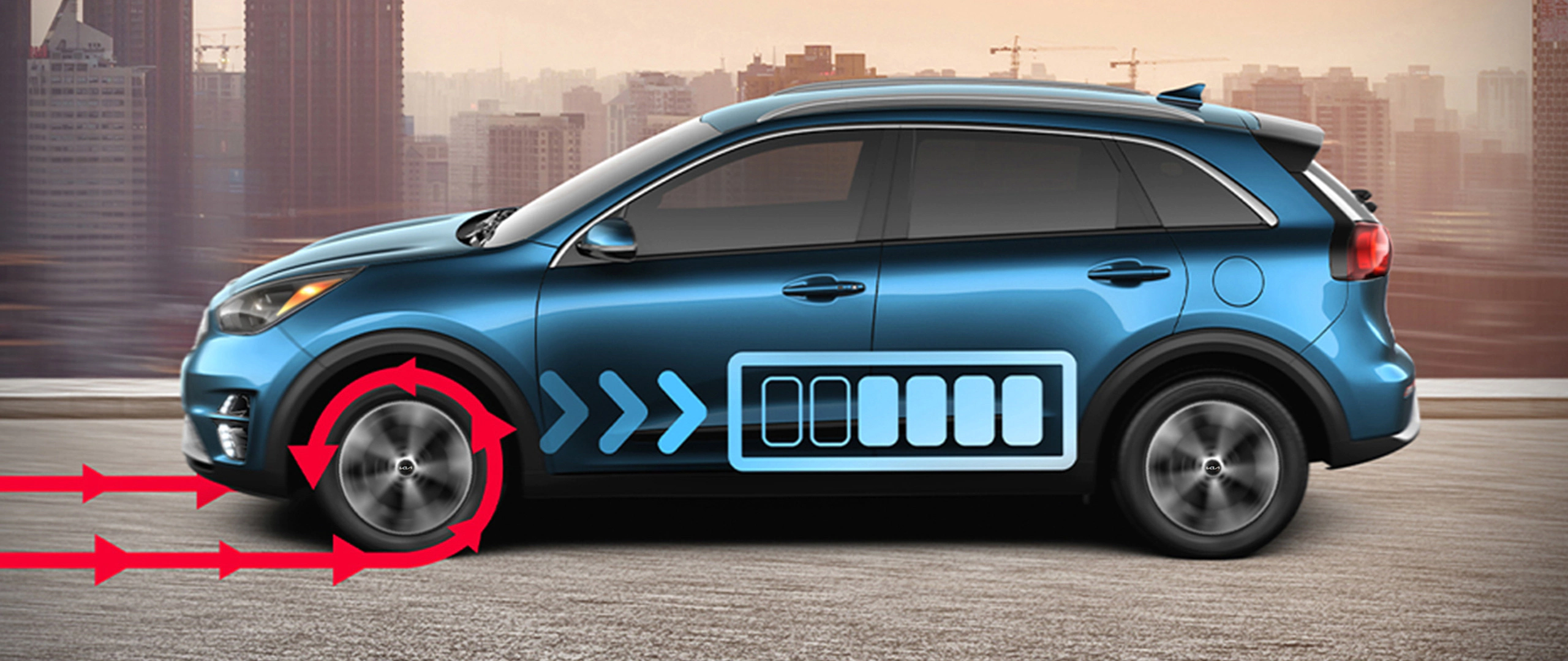 2022 Kia Niro EV regenerative self-charging