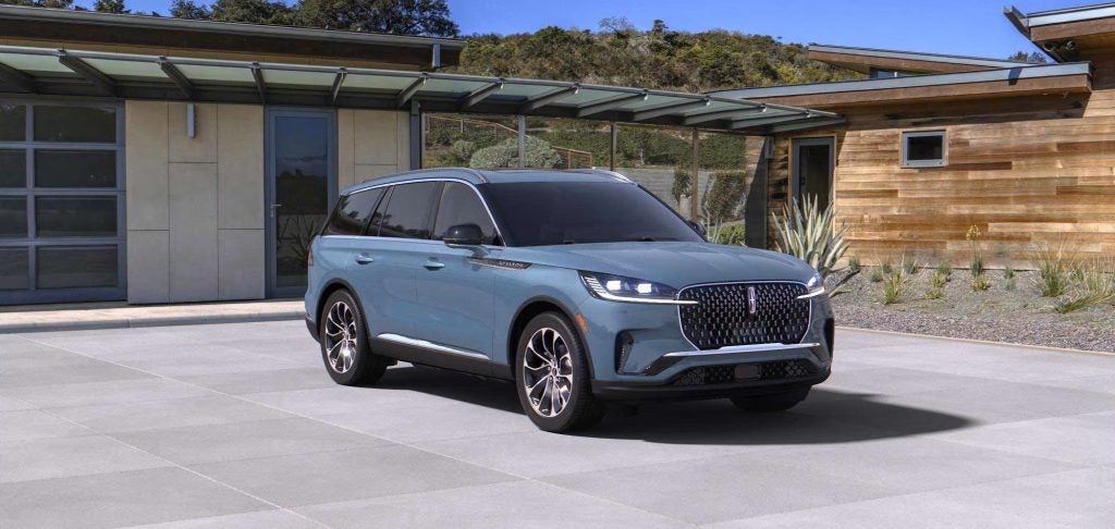 Blue 2026 Lincoln Aviator