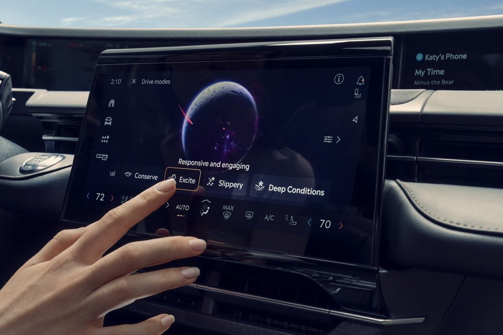 2025 Lincoln Nautilus Hybrid Touch screen