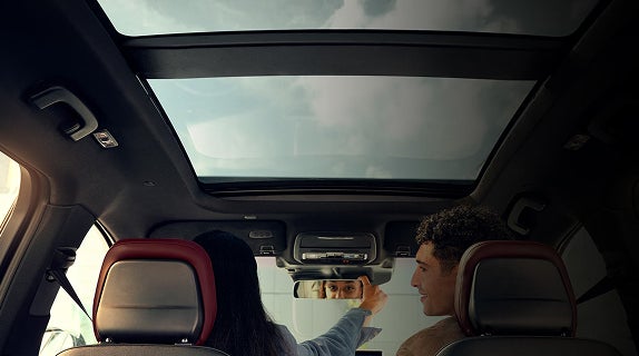 Frameless rearview mirror
