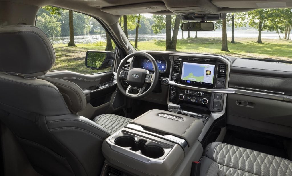 New F-150 interior