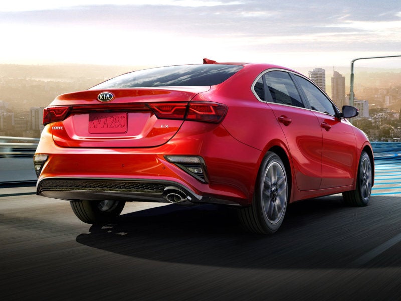 A 2021 Kia Forte features new upgrades near Columbus OH