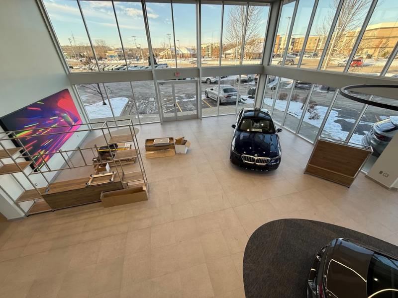 BMW showroom at BMW of Grand Blanc