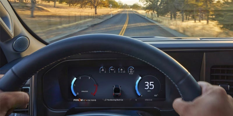 Ford Super Duty steering wheel dashboard