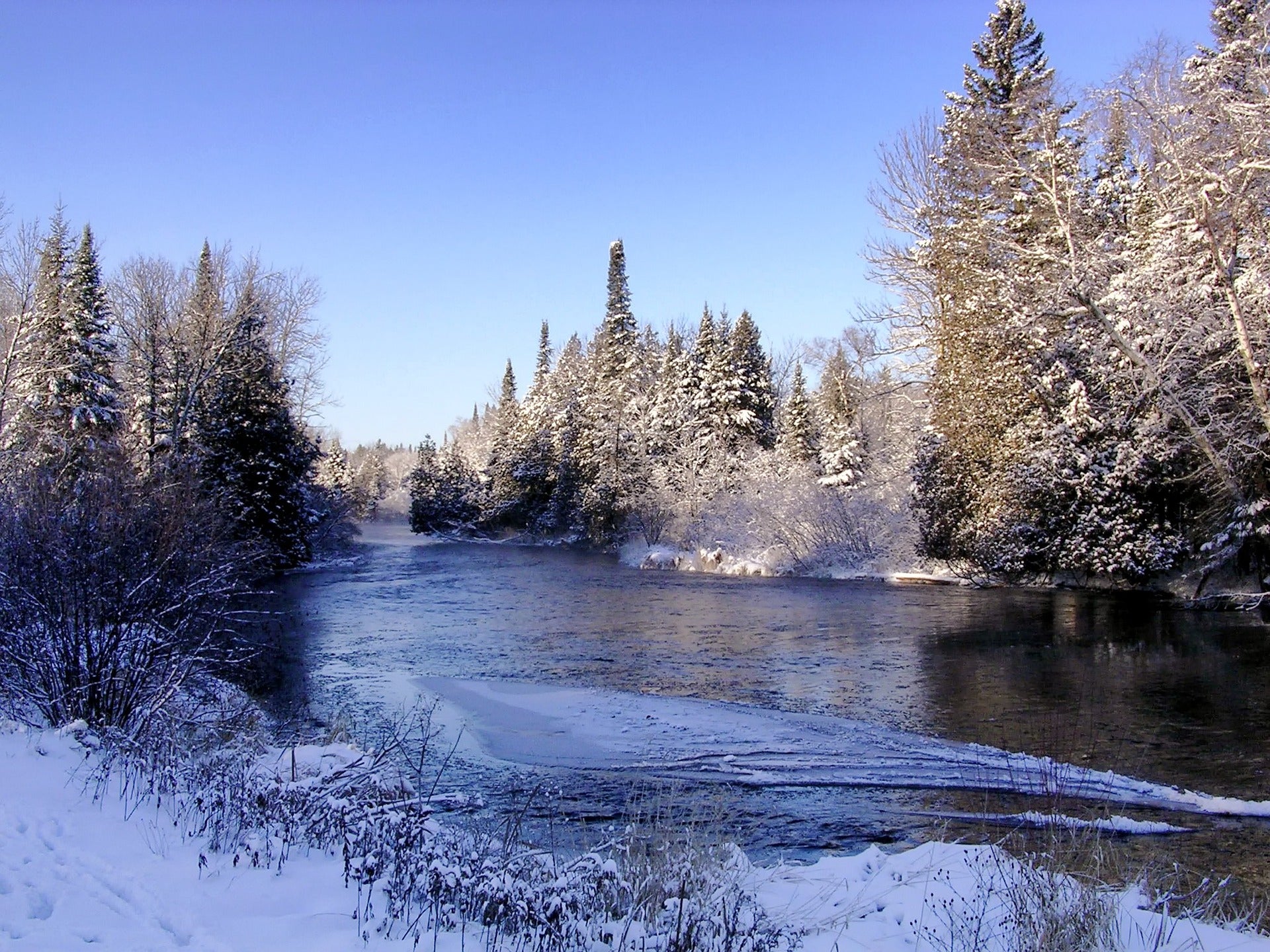 The Namekagon River in Wisconsin.