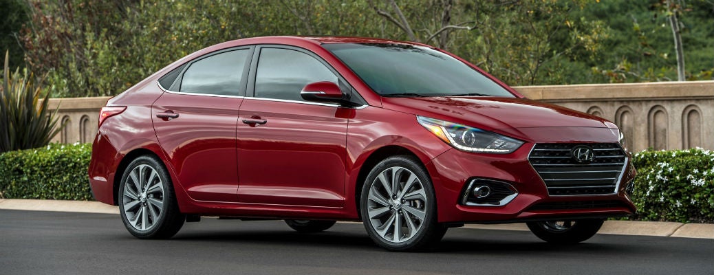 Red 2021 Hyundai Accent