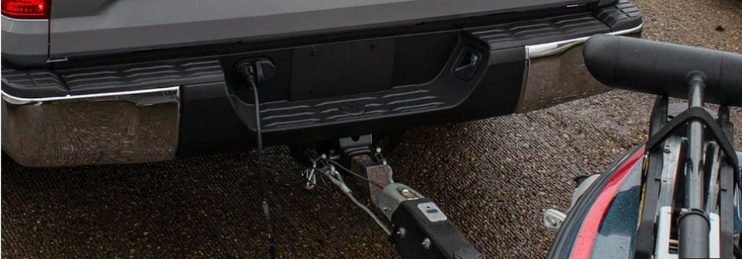 Close Up of 2021 Toyota Tundra Trailer Hitch
