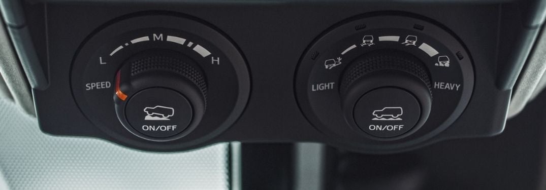 Close Up of 2021 Toyota 4Runner Multi-Terrain Select and CRAWL Control Dials