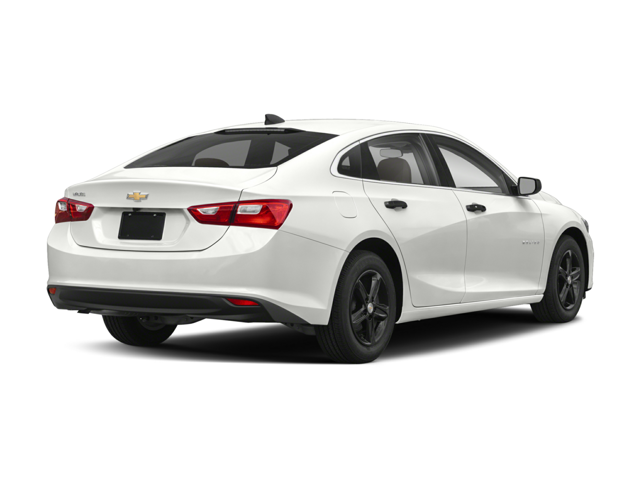 A white Chevrolet Malibu