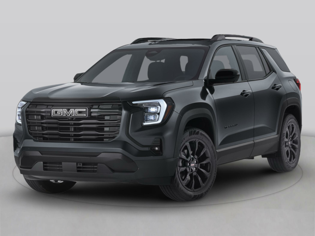 A black GMC SUV